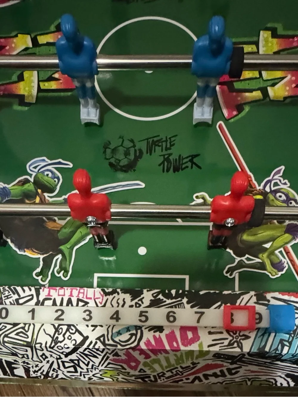 Nickelodeon Teenage Mutant Ninja Turtles Foosball Table. *No Box*